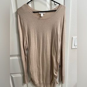 Motherhood Maternity Sweater Top XL Beige